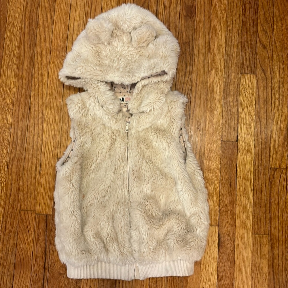Superrr cute vest. Hoodie with ear.